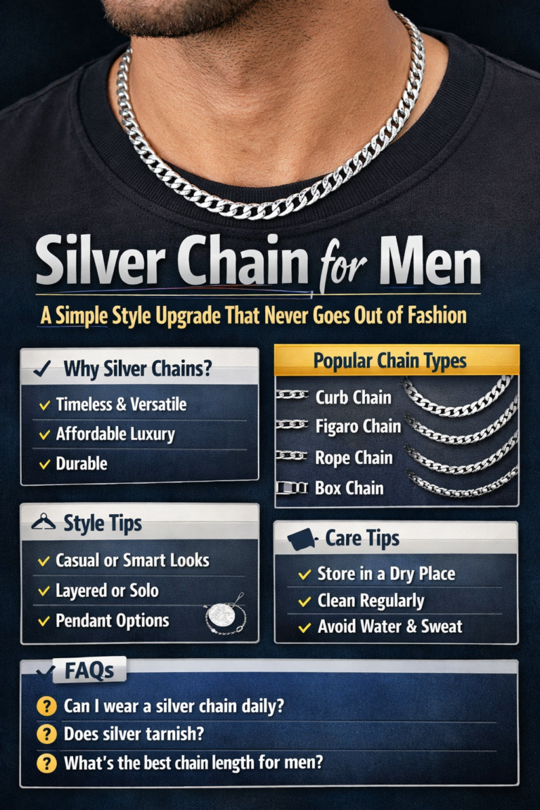 Silver Chain for Men: A Simple Style Upgrade That Never Goes Out of Fashion